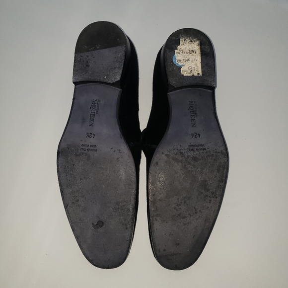 Alexander McQueen black cowhide slip on. main image 6